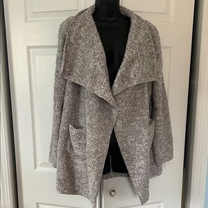 Soft Surroundings Heather Gray Shawl Cardigan